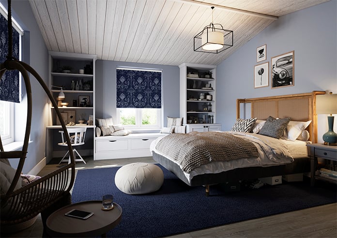 Laura Ashley Josette, Midnight - Twist&Fit Roller Blind - Image 7
